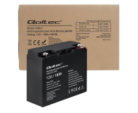 Qoltec Akumulator AGM 12V 18Ah - 1238929 - zdjęcie 4